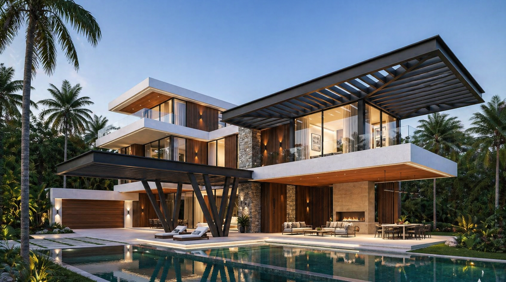 Modern luxury villa